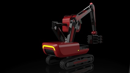 挖掘機(jī)改裝水果采摘機(jī)|其他產(chǎn)品|工業(yè)/產(chǎn)品|齊六 - 原創(chuàng)設(shè)計(jì)作品 