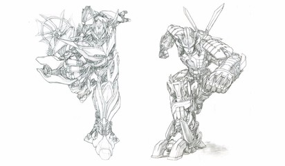 這么炫酷的變形金剛,竟然是拿彩鉛畫的_動漫_網(wǎng)